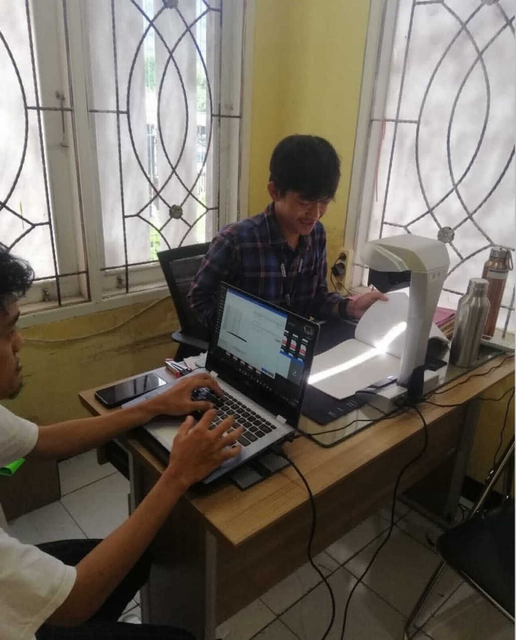 Proses Scan & Pemberian Nama File